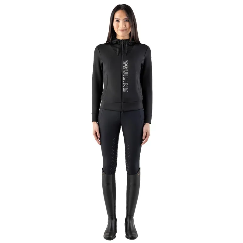 Equiline Coco Women's Zip Hoodie - Black-2