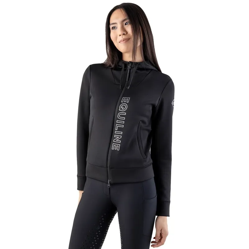 Equiline Coco Women's Zip Hoodie - Black