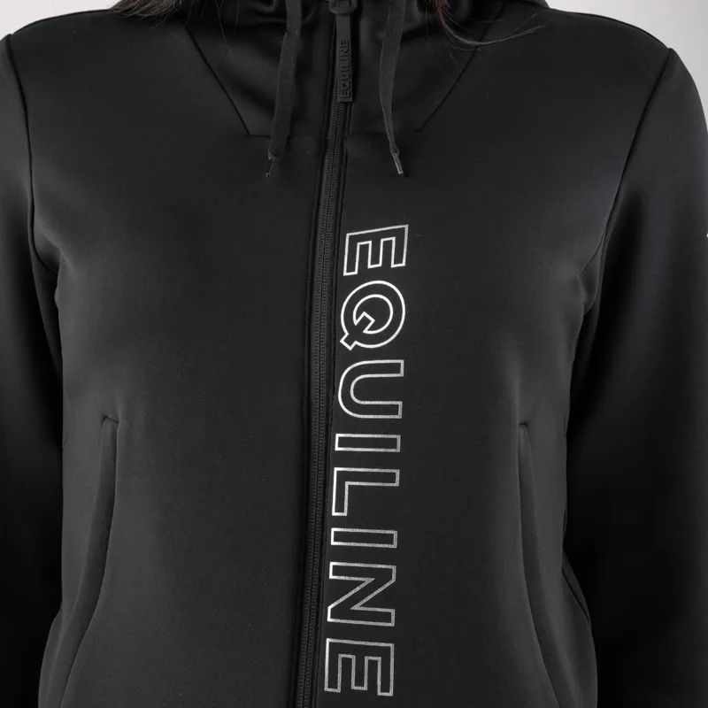 Equiline Coco Women's Zip Hoodie - Black-4