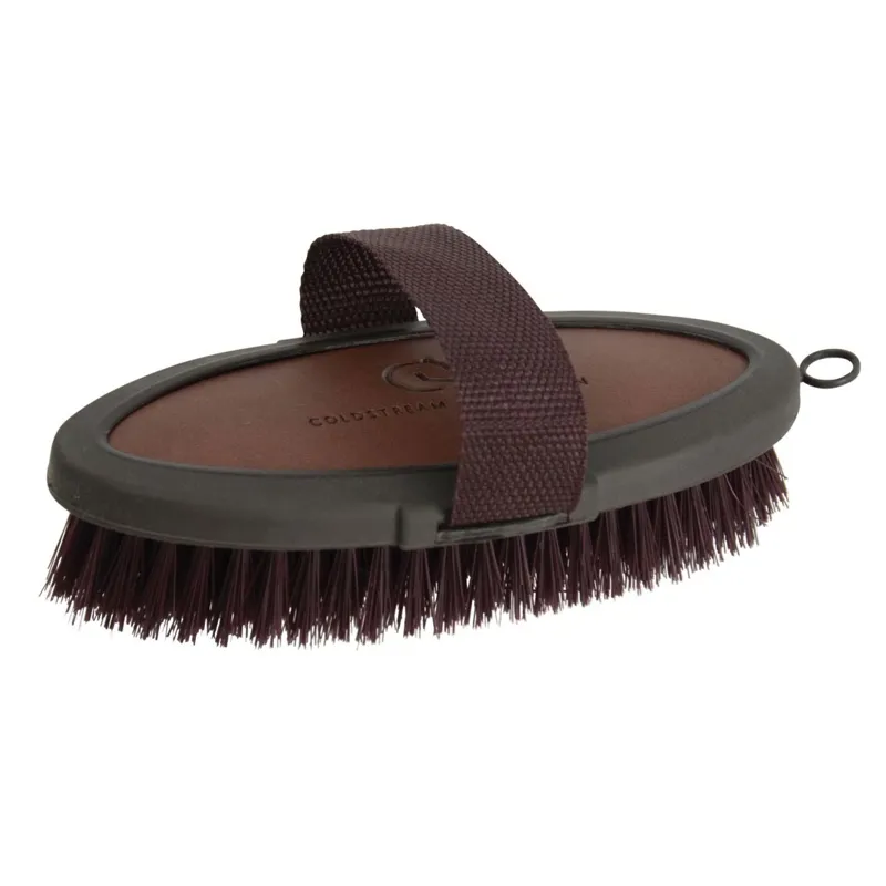 Coldstream Faux Leather Body Brush-Brown/Black