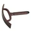 Coldstream Faux Leather Sweat Scraper - Brown/Black