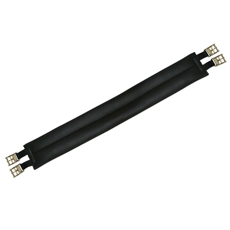 Collegiate Straight Long Elastic Girth - Black-1