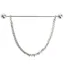 Supreme Products Class Act Collar Pin - Silver