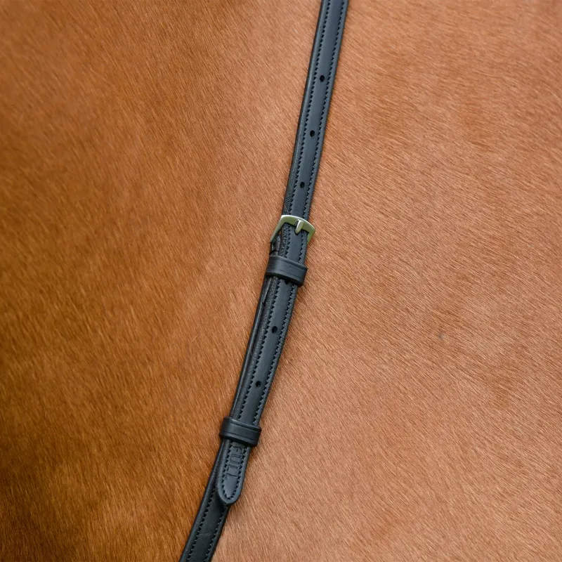 Collegiate ComFiTec Opulux Plain Flat Running Martingale - Black-1