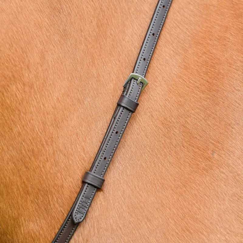 Collegiate ComFiTec Opulux Plain Flat Running Martingale - Dark Brown-1