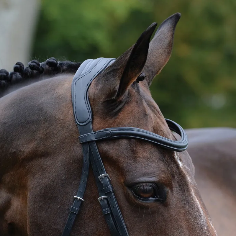Collegiate ComFiTec Vogue Anatomical Bridle - Black-2