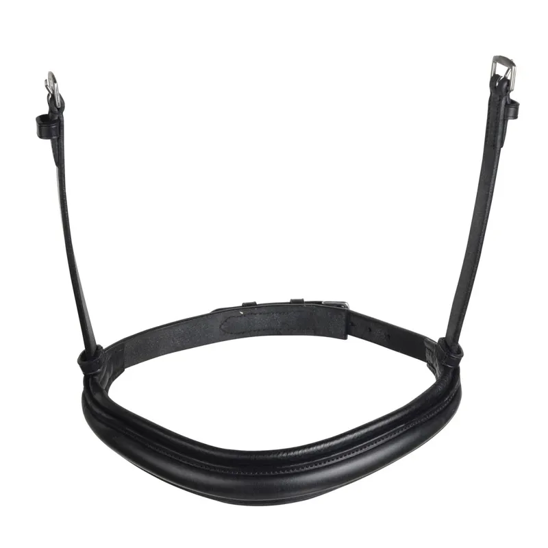 Collegiate Mono Crown Cavesson Noseband - Black