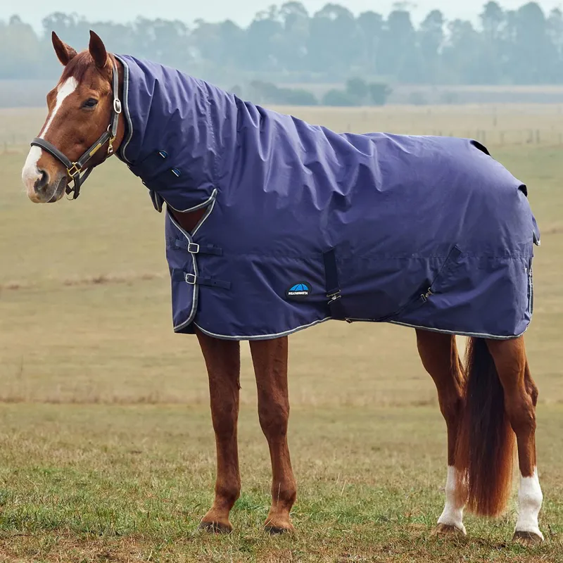 WeatherBeeta ComFiTec Tyro 360g Combo Turnout Blanket-Navy/Charcoal-1