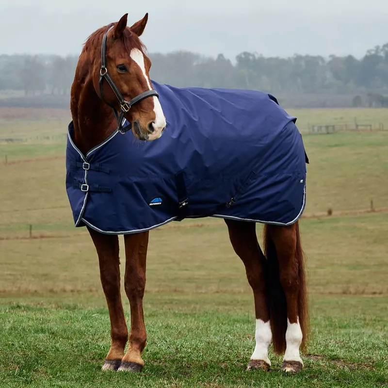 WeatherBeeta ComFiTec Tyro 50g Standard Turnout Blanket Navy/Charcoal-4