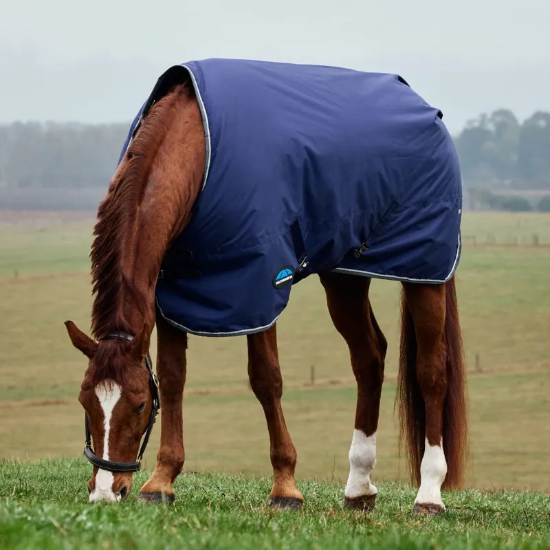 WeatherBeeta ComFiTec Tyro 50g Standard Turnout Blanket Navy/Charcoal-2