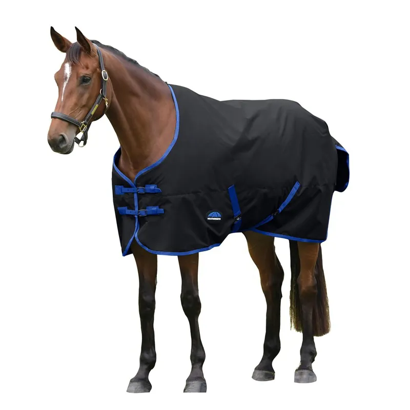WeatherBeeta ComFiTec Tyro 220g Standard Turnout Blanket - Black/Cobalt-5