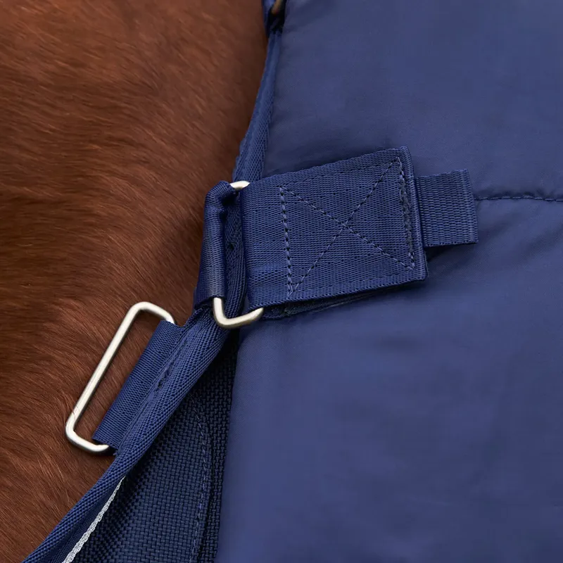 WeatherBeeta ComFiTec Ultra 220g Detach-A-Neck Turnout Blanket - Navy-1