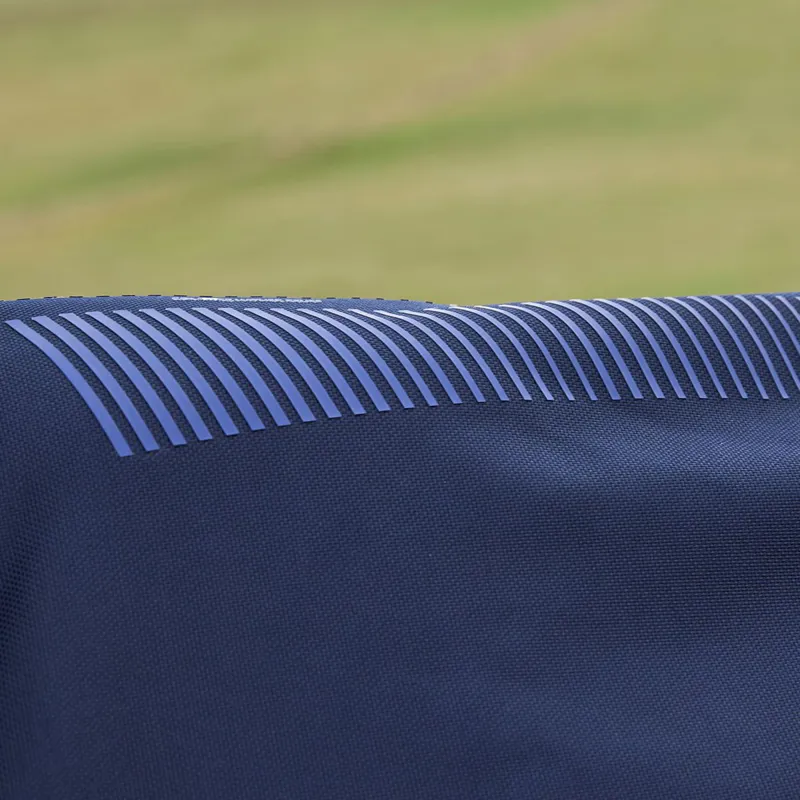 WeatherBeeta ComFiTec Ultra 100g Detach-A-Neck Turnout Blanket - Navy-4