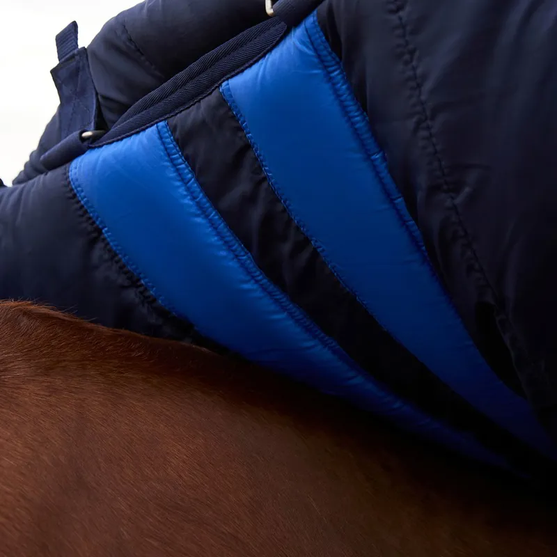 WeatherBeeta ComFiTec Ultra 100g Detach-A-Neck Turnout Blanket - Navy-1