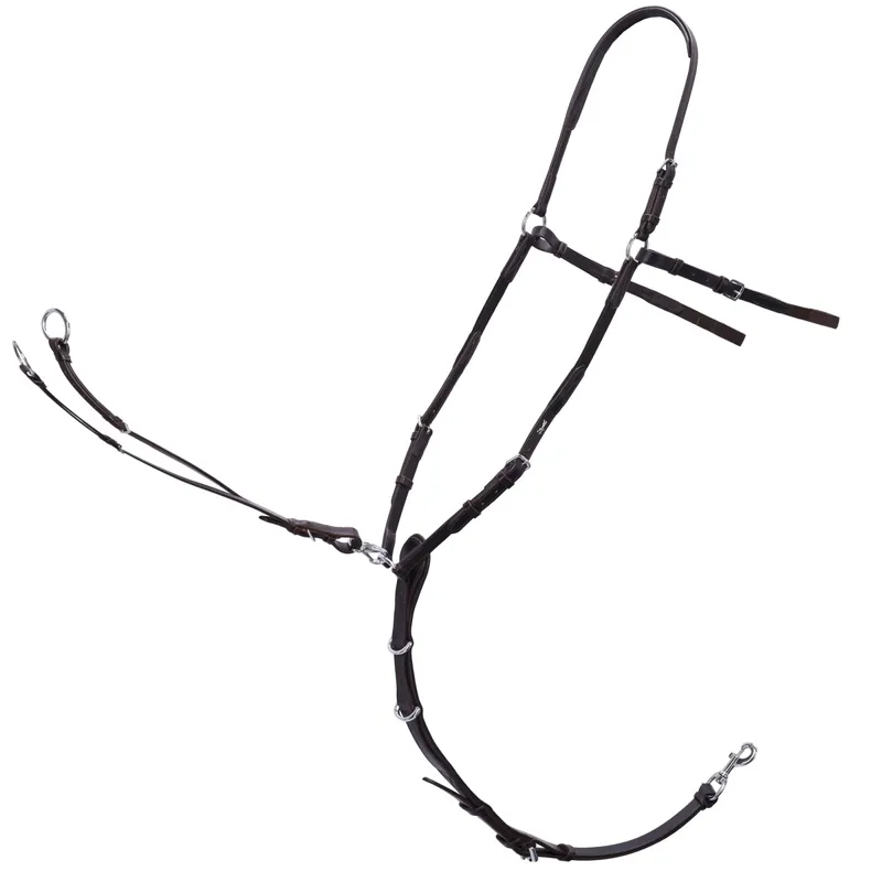 Schockemohle Como Breastplate - Brown/Silver