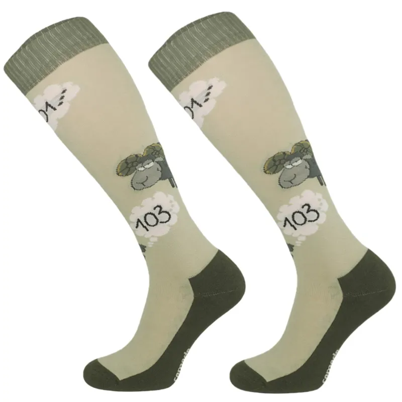 Comodo Novelty Fun Adult Socks - Light Sheep