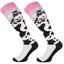 Comodo Novelty Fun Adult Riding Socks - Black/White/One Cow