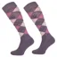 Comodo Soft Feel Junior Girls Tall Riding Socks - Violet Pink