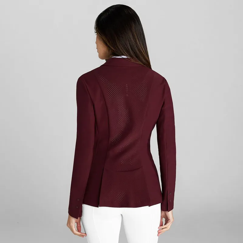Aztec Diamond Womens Show Coat - Cherry-7