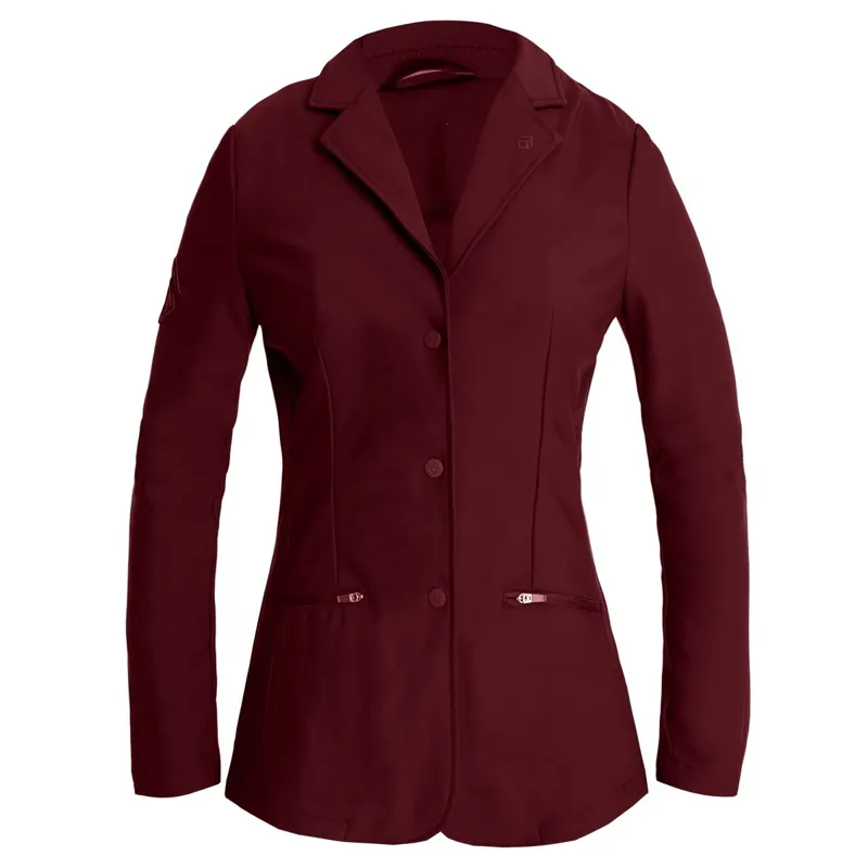 Aztec Diamond Womens Show Coat - Cherry-1