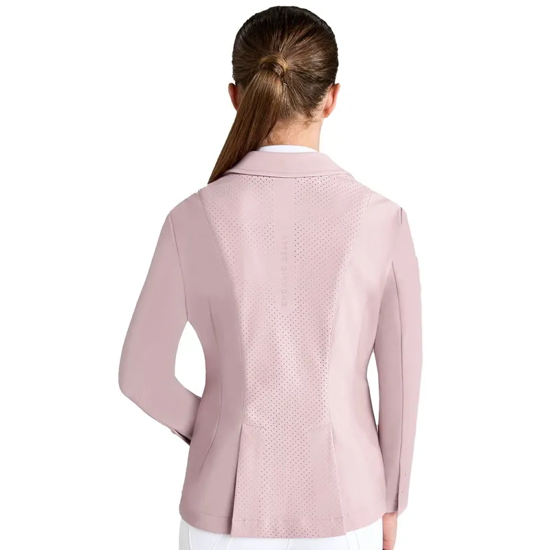 Aztec Diamond Young Rider Show Coat - Pink-2