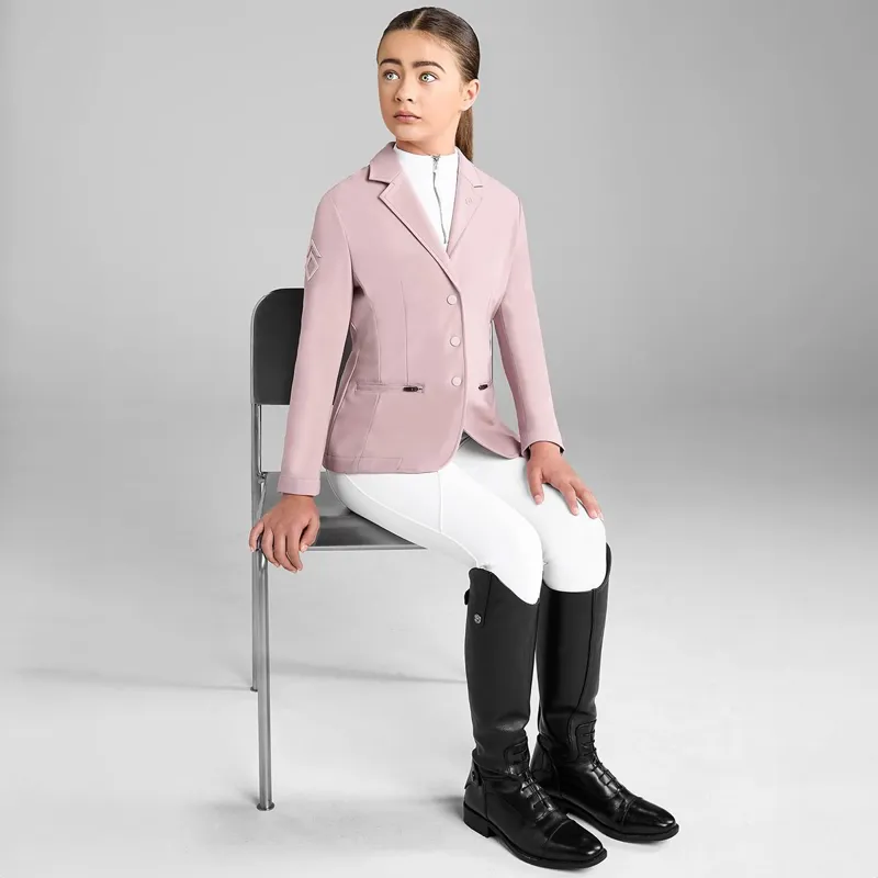 Aztec Diamond Young Rider Show Coat - Pink-5
