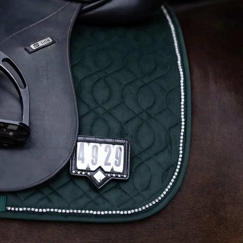 Imperial Riding Show n Glow Competition Number Holder - Black-1