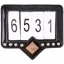 Imperial Riding Show n Glow Competition Number Holder - Black/Rose Gold