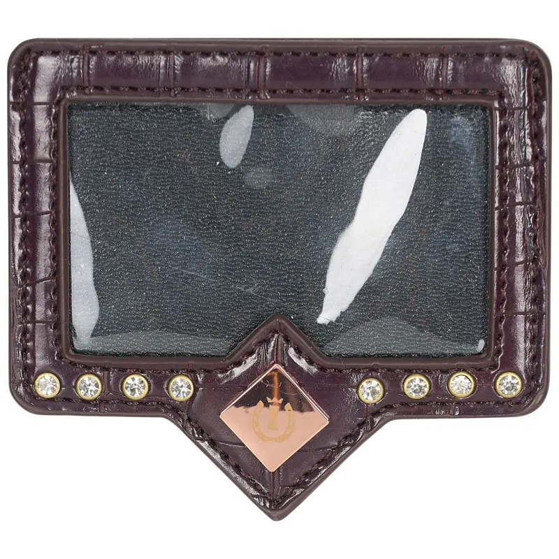 Imperial Riding Show n Glow Competition Number Holder - Brown