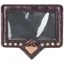 Imperial Riding Show n Glow Competition Number Holder - Brown