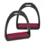 Compositi Premium Profile Adults Stirrups - Burgundy