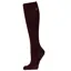 WeatherBeeta Compression Adult Tall Riding Socks - Mulberry/Bright Pink