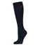 WeatherBeeta Compression Adults Tall Riding Socks - Navy/Bright Pink
