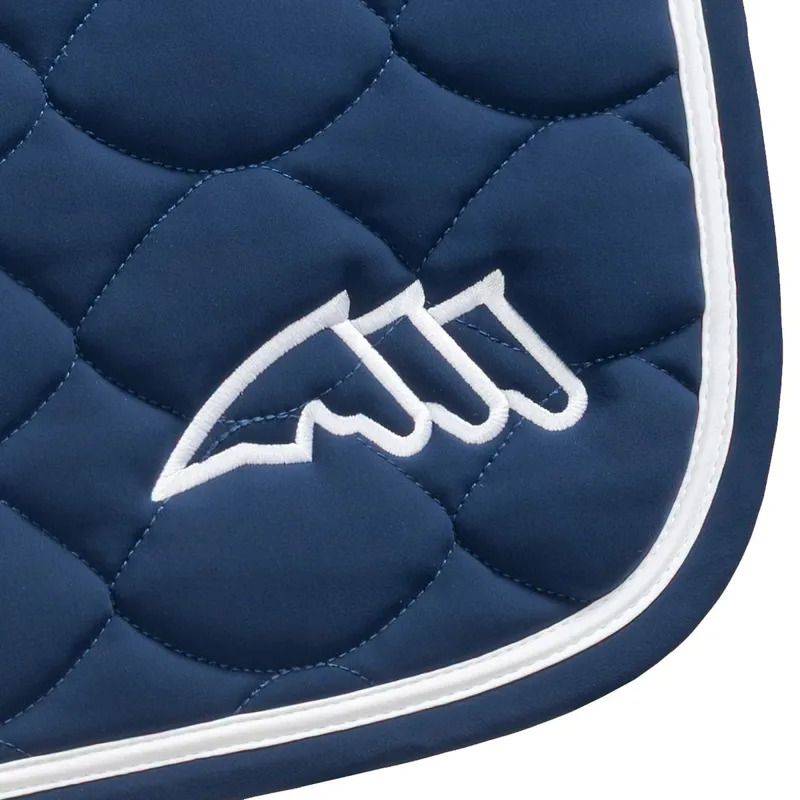 Equiline Confy Dressage Saddle Pad - Navy Peony-1