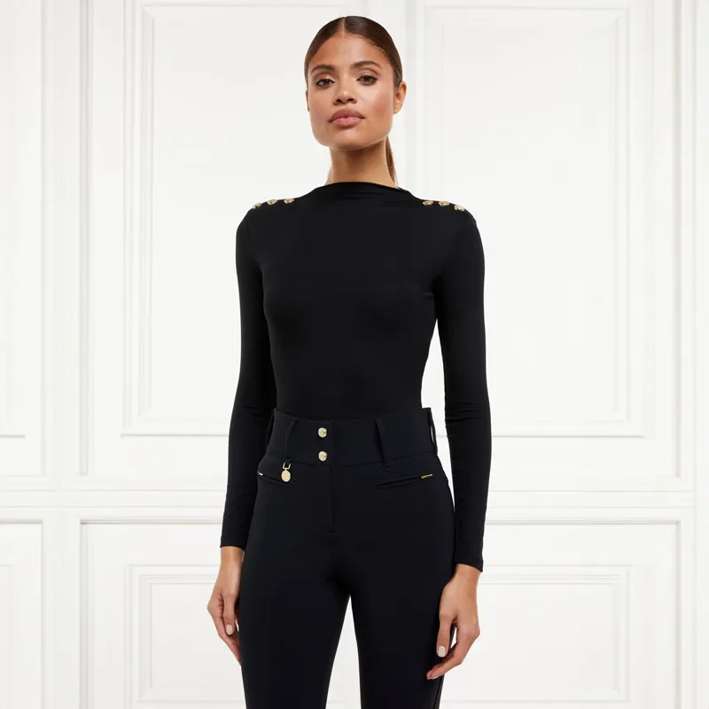 Holland Cooper Contour Womens Pants - Black-1