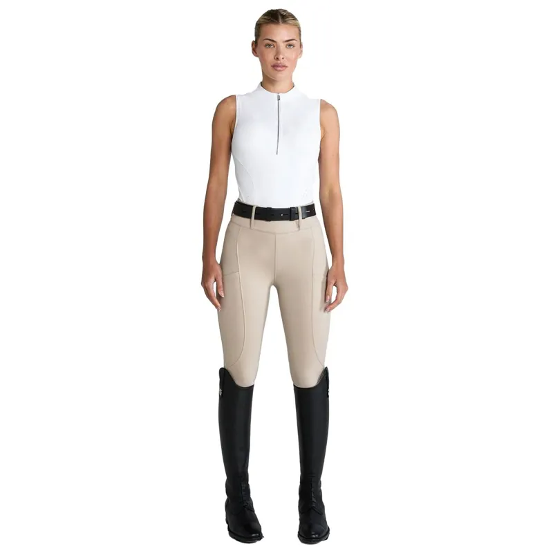 Aztec Diamond Core Sleeveless Womens Base Layer - White-2
