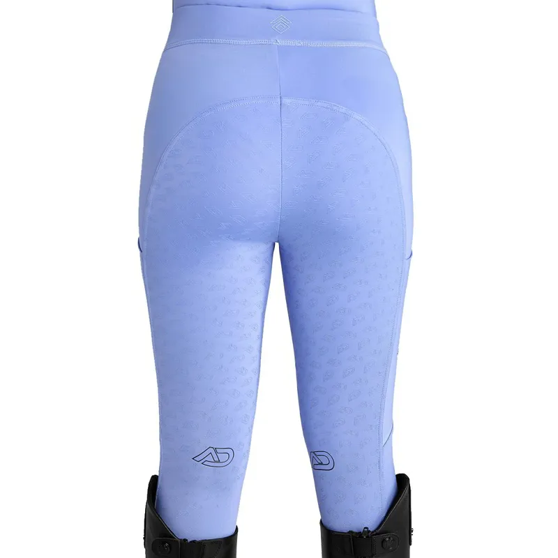 Aztec Diamond Young Rider Cosmic Full Grip Riding Tights Violet-3