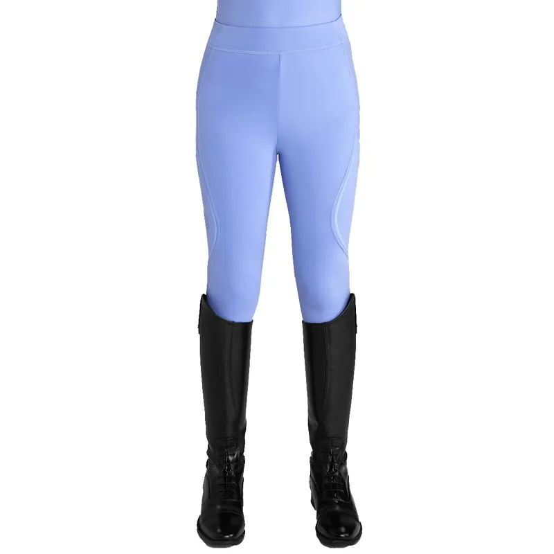 Aztec Diamond Young Rider Cosmic Full Grip Riding Tights Violet-2