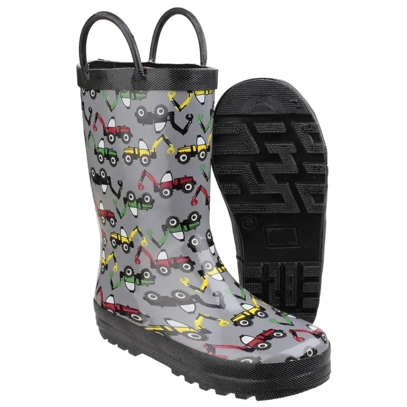 Cotswold Puddle Junior Rain Boots - Digger