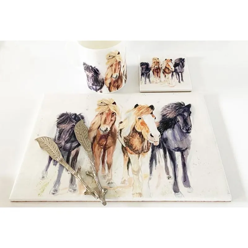 Country Creation Ceramic Dining Set - Pony Pals-2