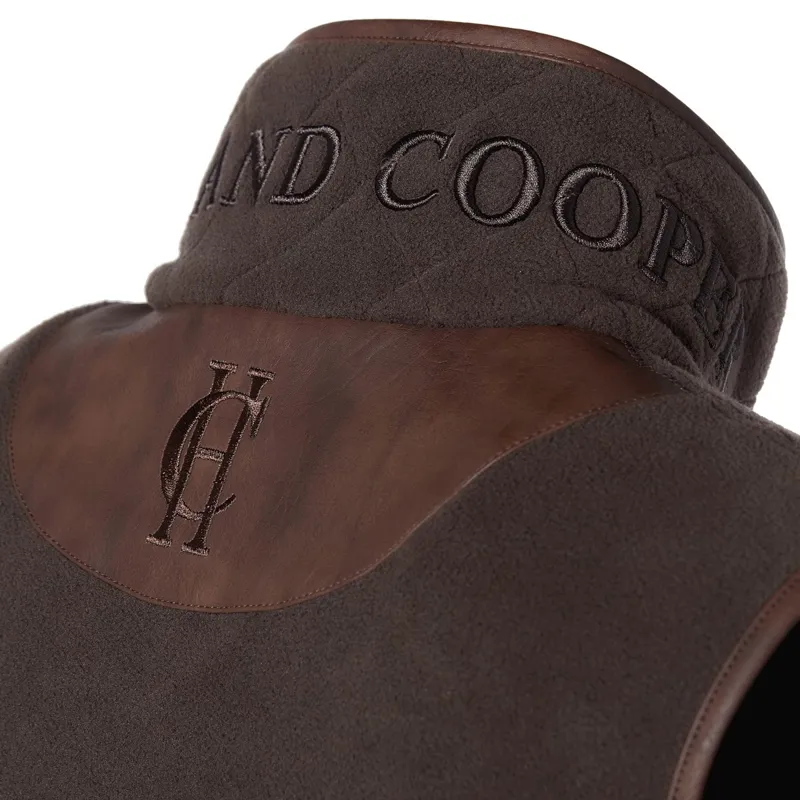 Holland Cooper Country Fleece Womens Vest - Chocolate-7