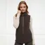 Holland Cooper Country Fleece Womens Vest - Chocolate