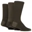 Country Pursuit Men's Water Repellent Boot Socks 3 Pack - Forest Green