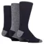 Country Pursuit Men's Water Repellent Boot Socks 3 Pack - Navy