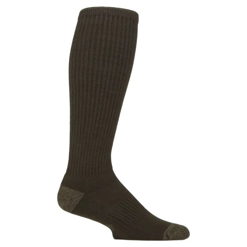 Country Pursuit Men's Water Repellent Tall Boot Socks - Forest Green