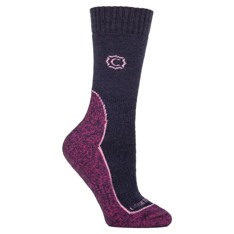 Country Pursuit Ridgeway Women's Hiking Socks - Navy