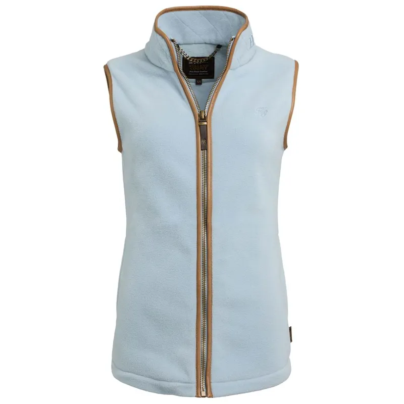 Holland Cooper Country Fleece Womens Vest - Pale Blue-1