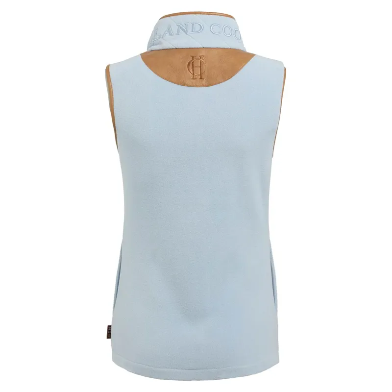 Holland Cooper Country Fleece Womens Vest - Pale Blue-6