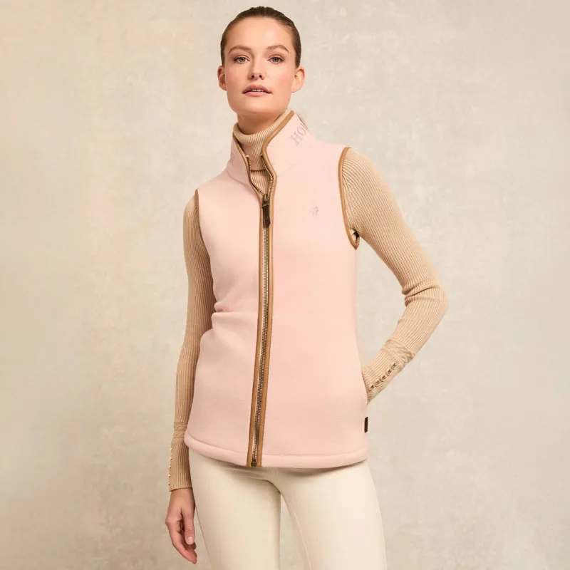 Holland Cooper Country Fleece Women's Vest - Soft Pink