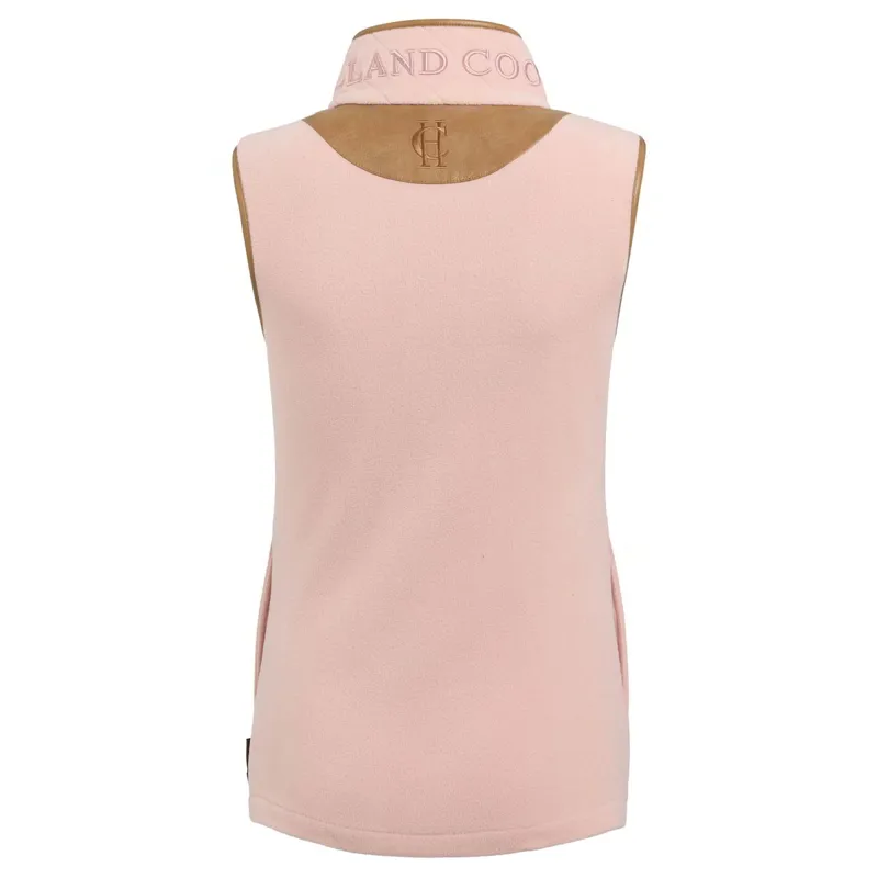 Holland Cooper Country Fleece Women's Vest - Soft Pink-6
